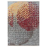 Flachwebeteppich Dilan 400 - Rot/Multicolor, Konventionell, Textil (80/150cm) - Kayoom