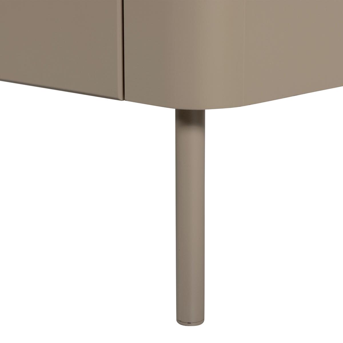 LOWBOARD Gunnar Schlammfarben B: 154cm - Schlammfarben, Design, Holz/Metall (154/56/44cm) - Livetastic