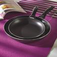 Pfannenset Uwe aus Aluminium, 2-teilig - Schwarz/Grau, KONVENTIONELL, Kunststoff/Metall - Mömax modern living Pfannenset Uwe aus Aluminium, 2-teilig - Schwarz/Grau, KONVENTIONELL, Kunststoff/Metall - Mömax modern living