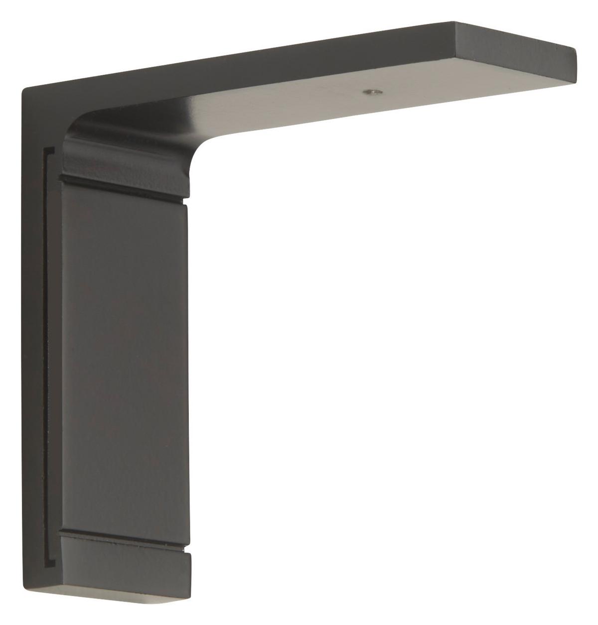 Träger Style Kurz Schwarz - Schwarz, Metall (6,5cm) - Premium Living