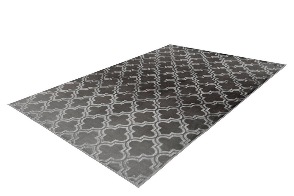 Flachwebeteppich Monroe 100 Anthrazit - Anthrazit, Konventionell, Textil (120/170cm) - Kayoom