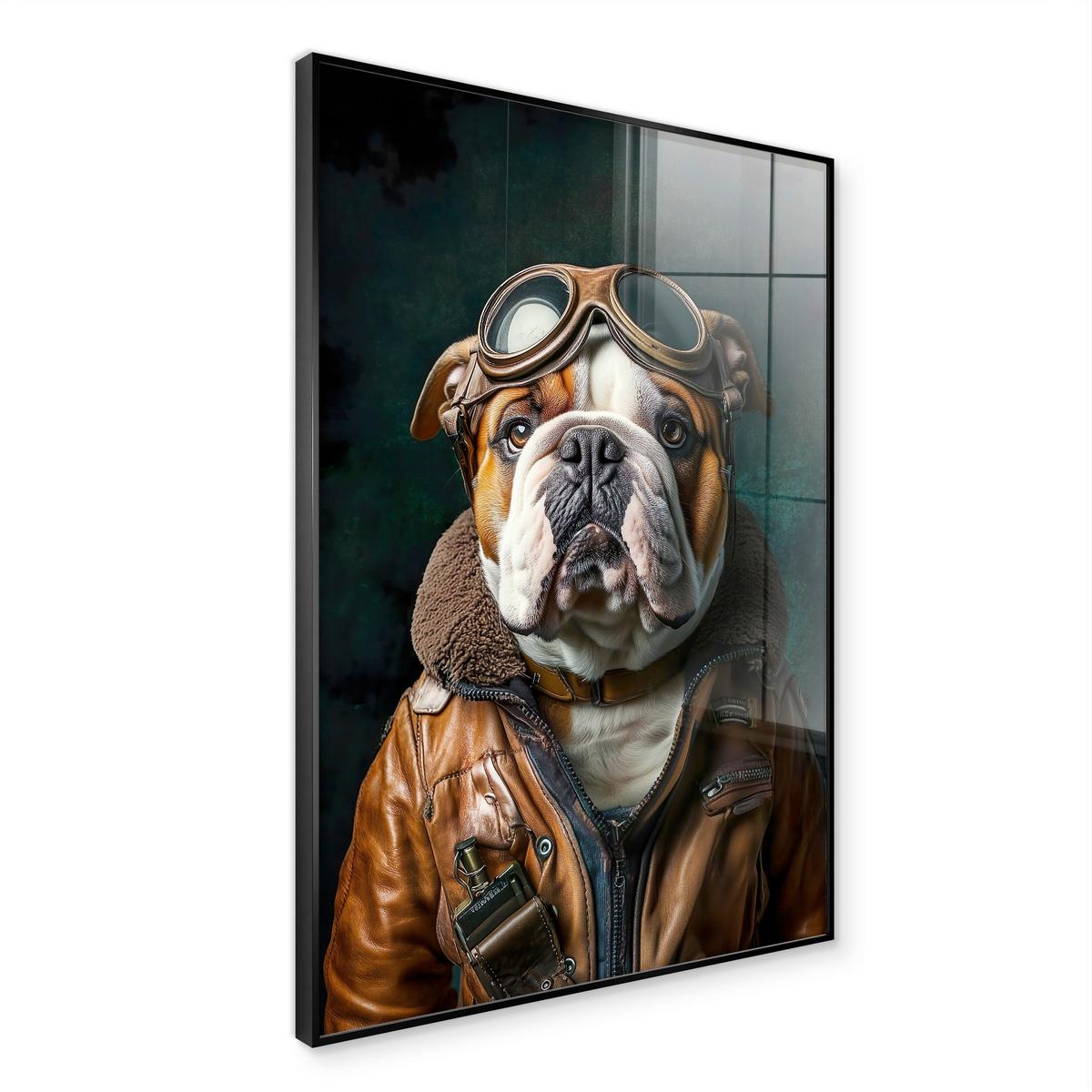 Glasbild Multicolor ca. 80x120cm - Multicolor, Basics, Glas/Holz (80/120cm)