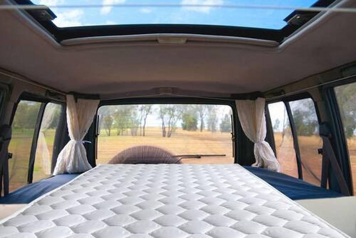 Kaltschaummatratze Caravan H2 ca. 100x200 cm - Weiß, Basics, Kunststoff/Textil (100/200cm) - P & B