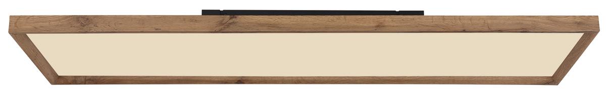 Stropna Led-svetilka Carla, S Sijalko - bela/opal, Natur, kovina/umetna masa (120/30/8,5cm) - Globo