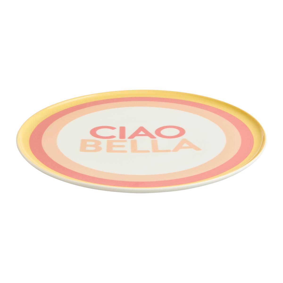 Farfurie pentru pizza Candy Colors - verde deschis/gri deschis, Modern, ceramică (31/2,4cm) - Mömax