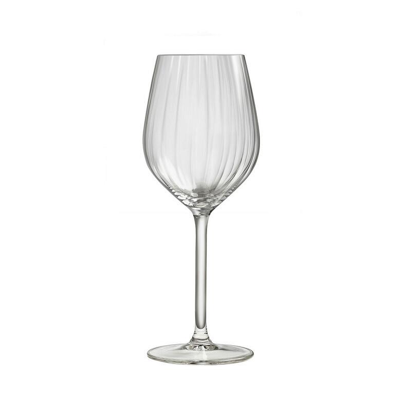 SET MED VINGLAS ROSEMARY - WHITE - klar, Modern, glas - Mömax