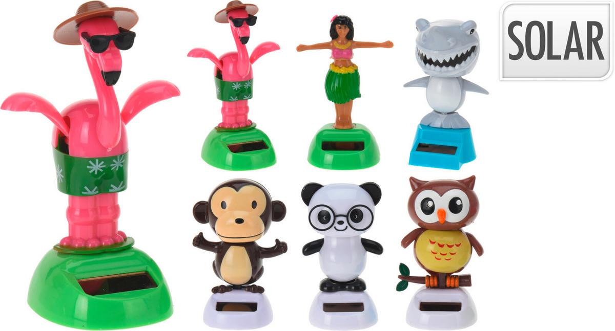 Szolárlámpa Animals - műanyag (11/6/14cm)