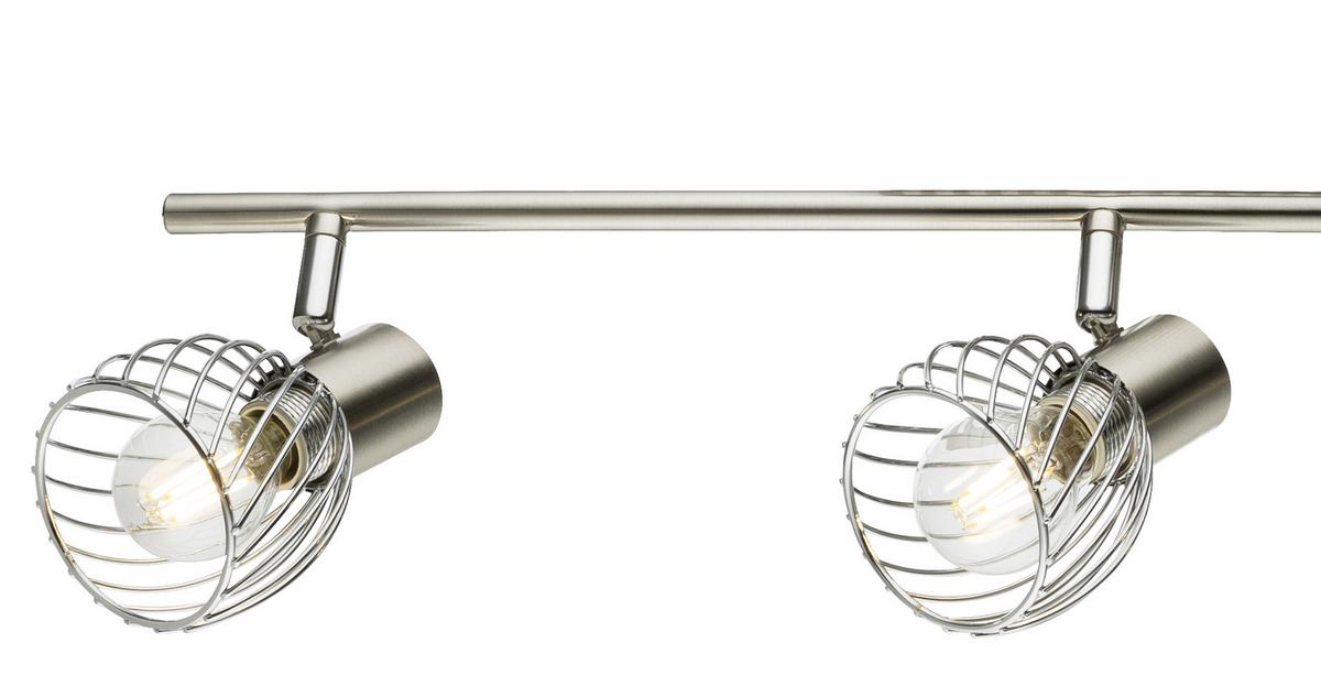 Strahler Sina max. 40 Watt - Chromfarben, Trend, Metall (80/14,5cm) - Globo