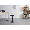 KONTORSPALL SPIN -EXKLUSIV- - svart, Design, metall/textil (37/55,5-73,5/39cm) - Mömax