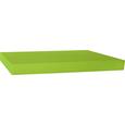 Falipolc Simple - Zöld, modern, Faalapú anyag/Műanyag (80/3,8/23,5cm)