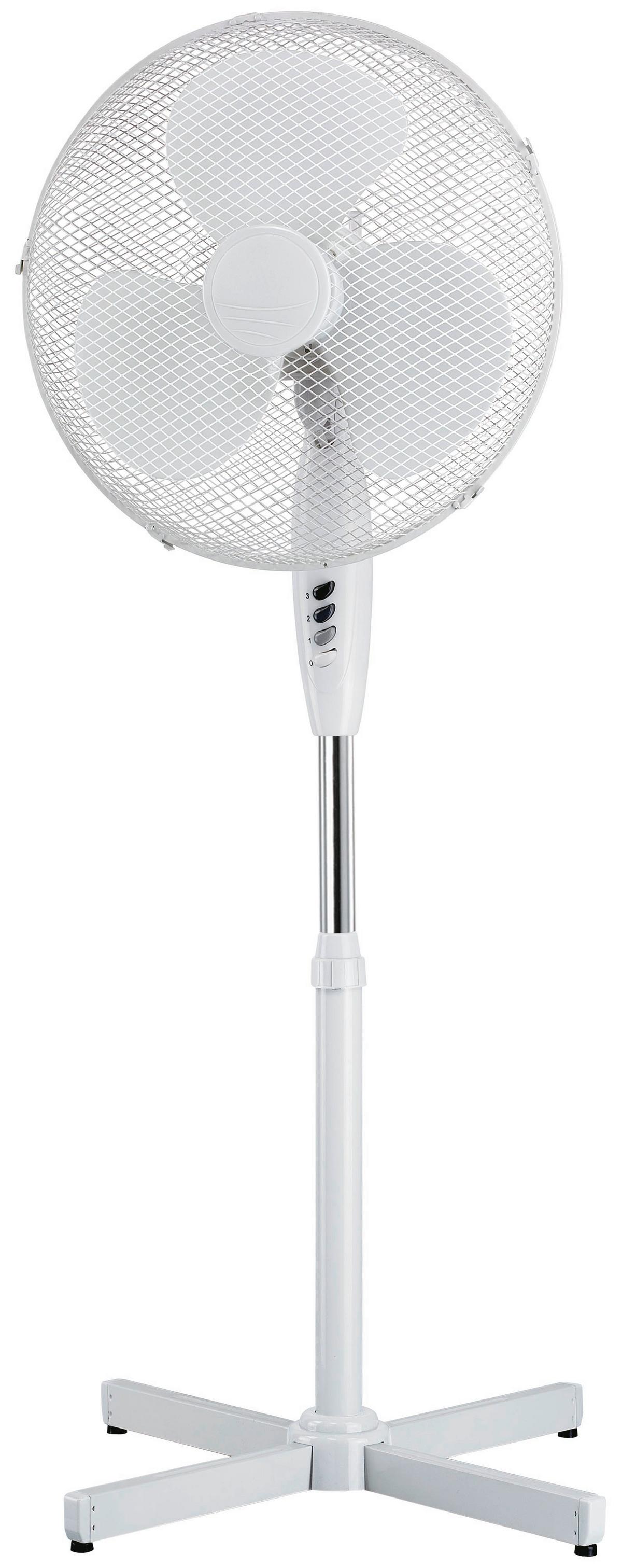 WENTYLATOR STOJĄCY BASIC *SBB* - biały, Basics, tworzywo sztuczne/metal (43cm) - Boxxx