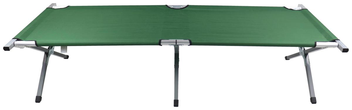 CAMPINGBETT TOSALI L - Grün, Modern, Textil/Metall (70/210cm) - Ambia Garden