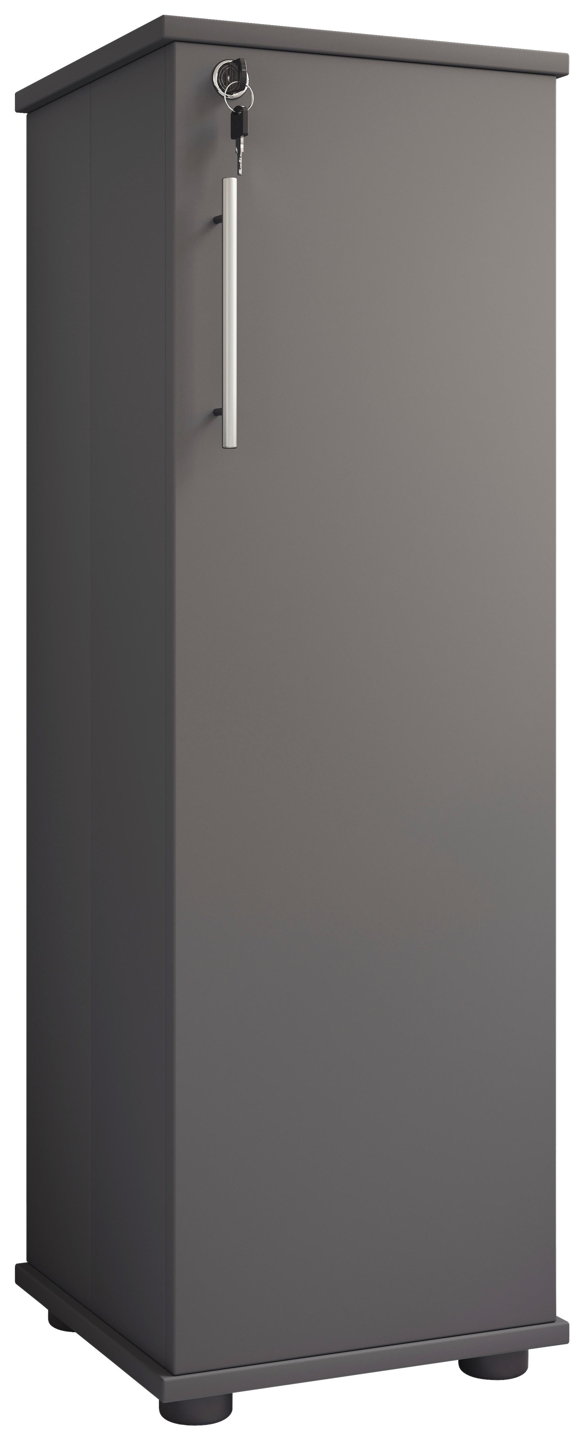 CD-REGAL ENGALO L - Anthrazit/Schwarz, Design, Holzwerkstoff/Kunststoff (31/93/31cm) - MID.YOU