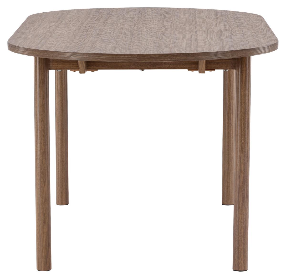 Esstisch Andy ca. 180x90x75 cm Braun - Braun, Design, Holzwerkstoff/Metall (180/90/75cm) - Livetastic