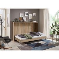 Klappbett Juist ca. 140x200 cm Eiche - Eichefarben, KONVENTIONELL, Holz/Holzwerkstoff (140/200cm) - MID.YOU