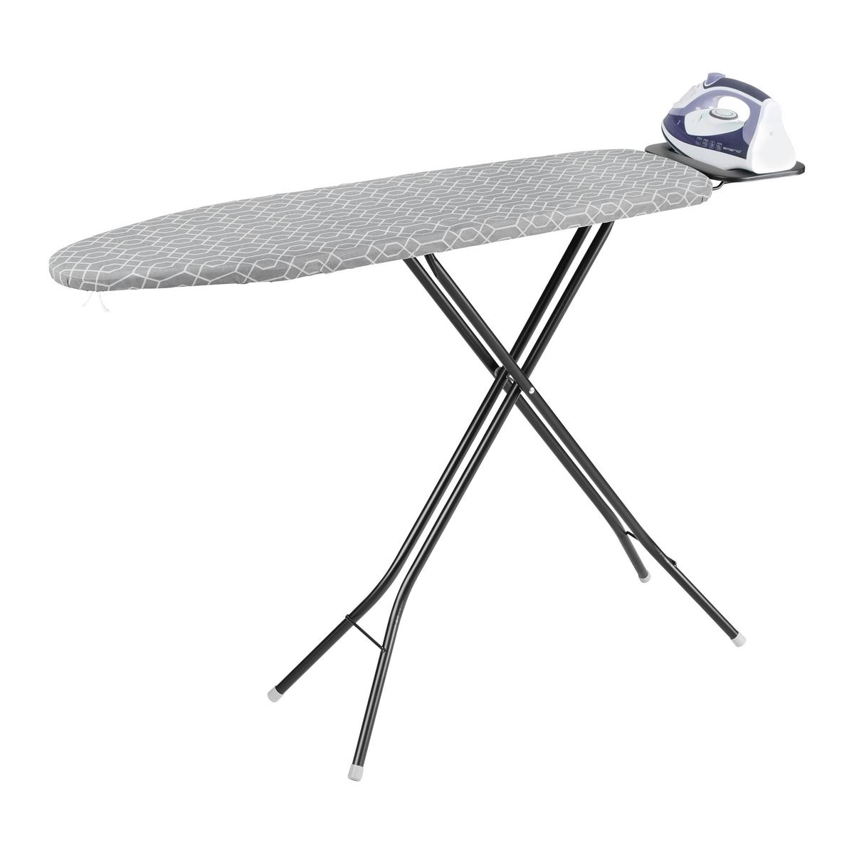 Bügelbrett Michi Grau - Grau, Modern (127/30/89cm) - Mömax