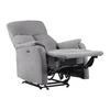 RELAXFÅTÖLJ JOHNSY - svart/antracit, Modern, metall/textil (75/106/91cm) - Mömax