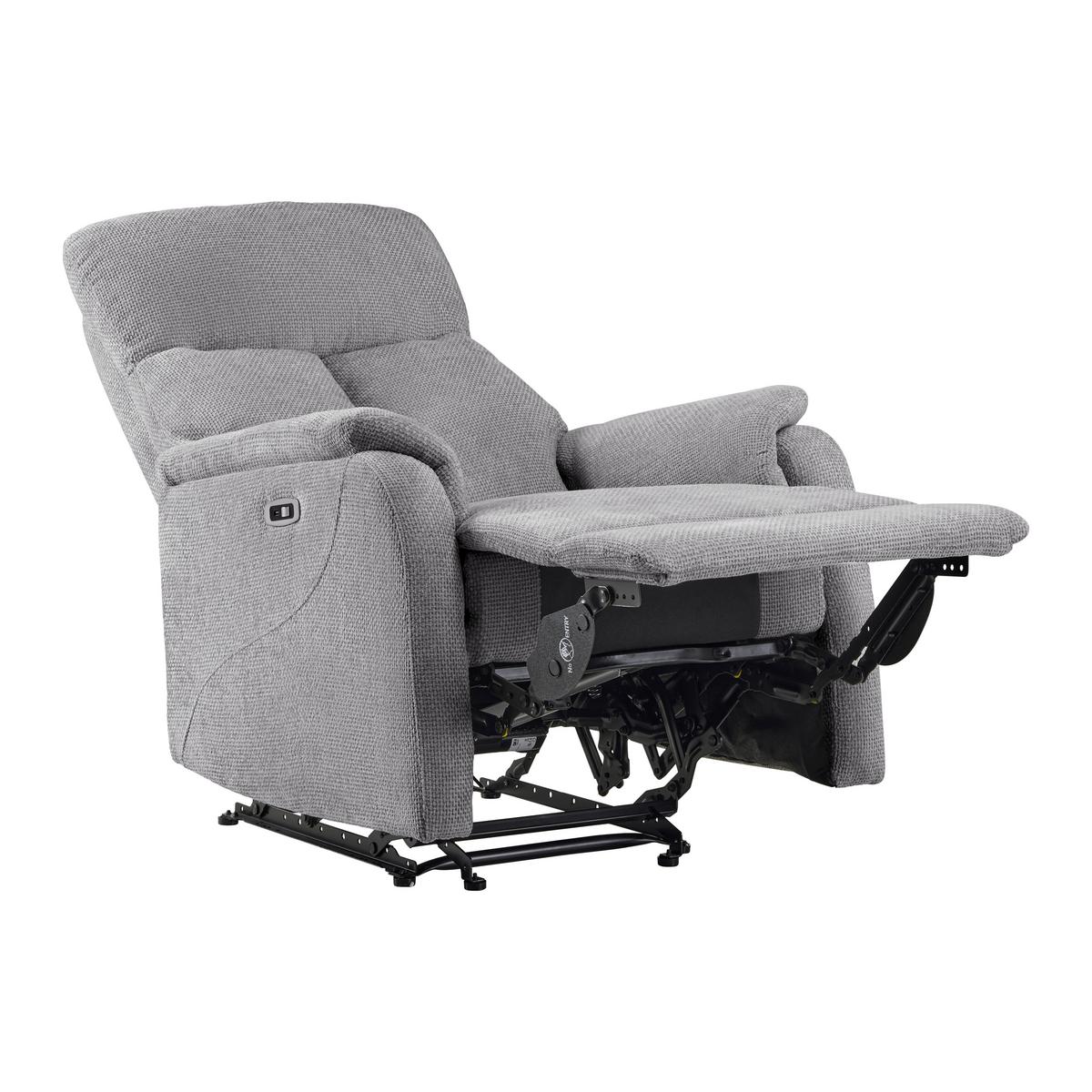 Relaxsessel Johnsy Anthrazit - Anthrazit/Schwarz, MODERN, Textil/Metall (75/106/91cm) - Mömax