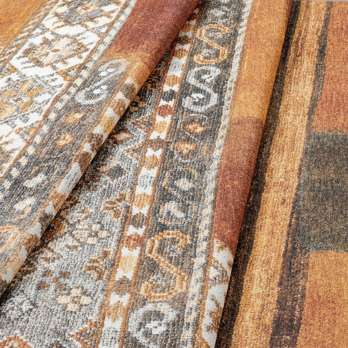 DYWAN VINTAGE MYFAR CORTEA-CLASSIC8185 - greige/kolor niklowy, Design, tkanina (80/150cm) - Lindorug