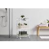 RULLVAGN LUAN II -BASED/SB- - vit, Modern, metall/plast (42,5/81/29cm) - Based