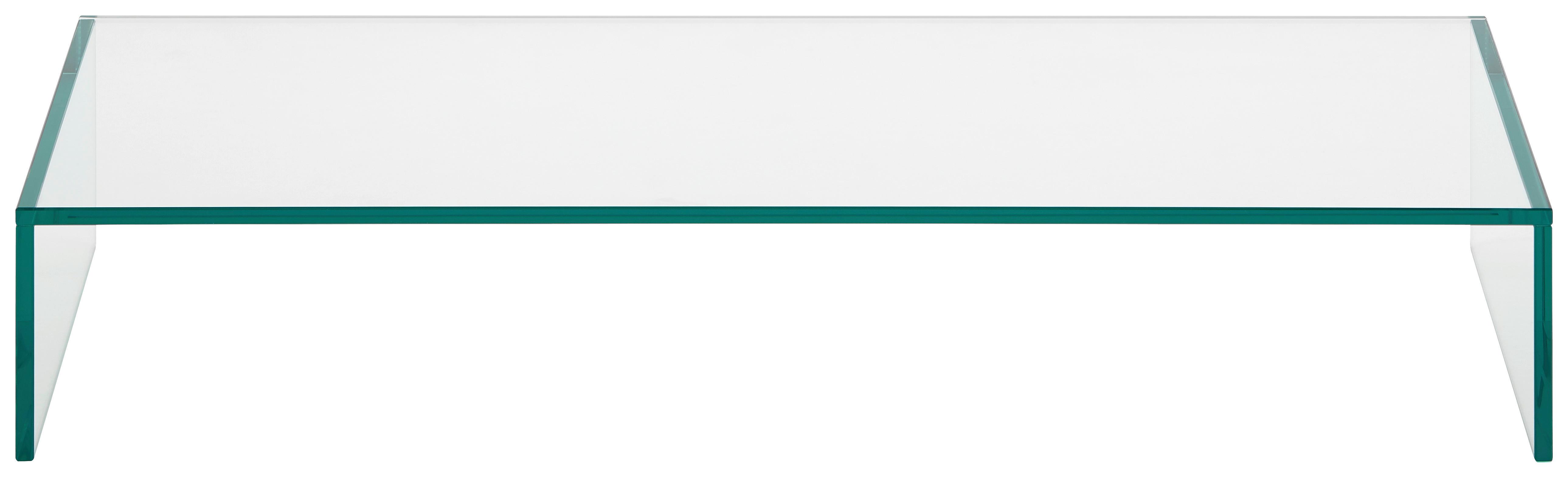 TV-Aufsatz aus Glas - Klar, Glas (80/14/35cm) - Mömax