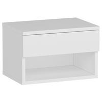 NACHTTISCH HESTIA - Weiss, Design, Holzwerkstoff (44,6/29/31,6cm) - MID.YOU