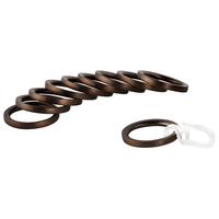 Ringeset für Rillcube in Bronzefarben 10 Stk. - Bronzefarben, Metall (16cm) - Modern Living
