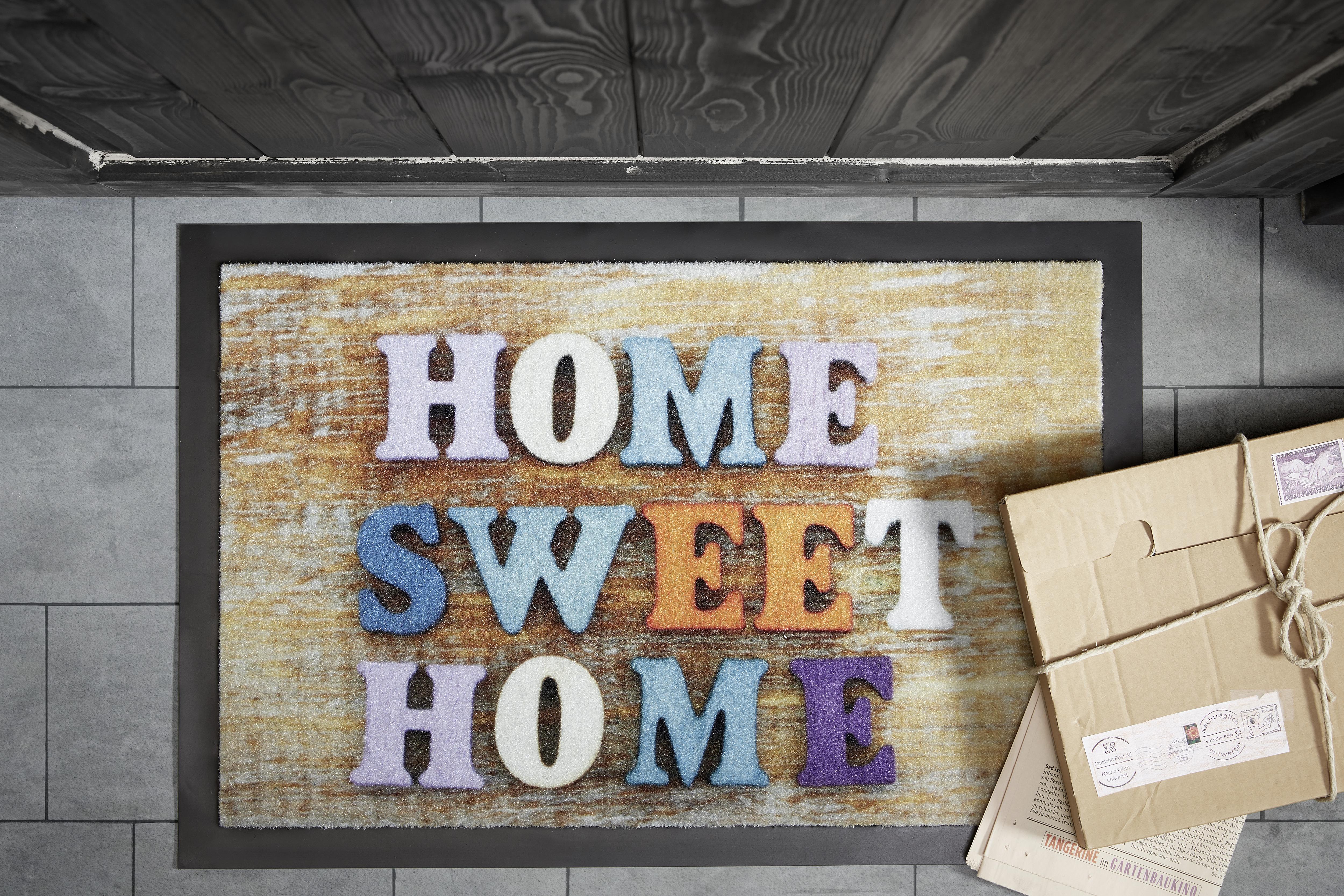 Lábtörlő Home Sweet Home 1 40/60 - Színes, modern, Textil (40/60cm) - Modern Living