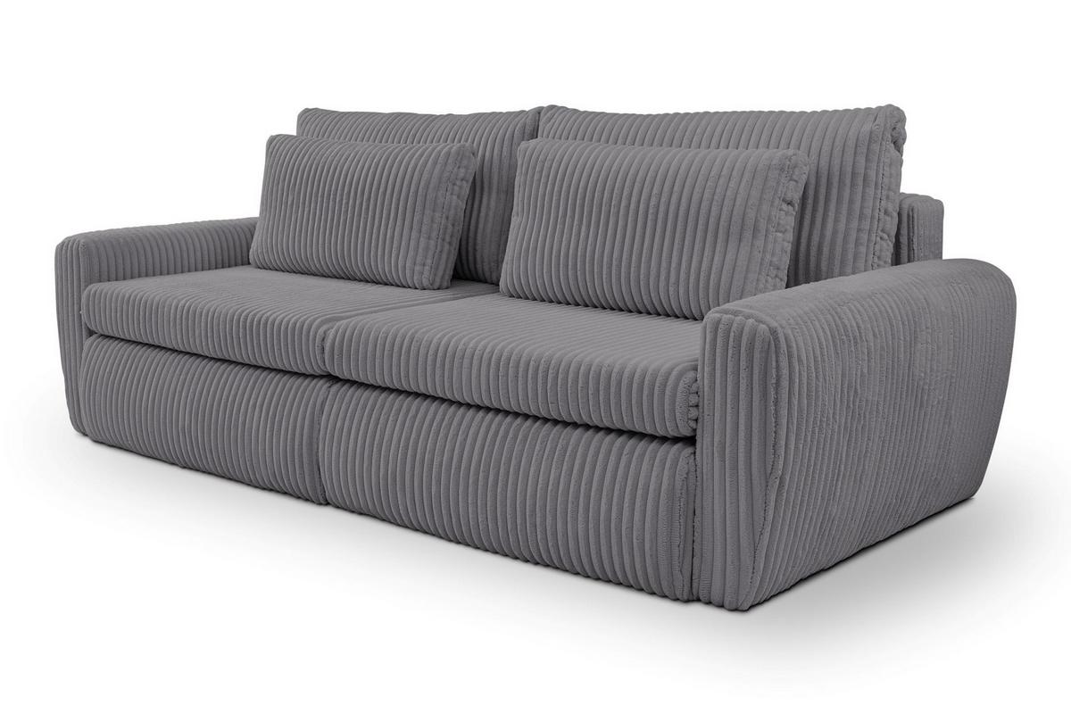 Canapea extensibila MEVI - antracit, Modern (240/72-90/120cm) - Premium Living