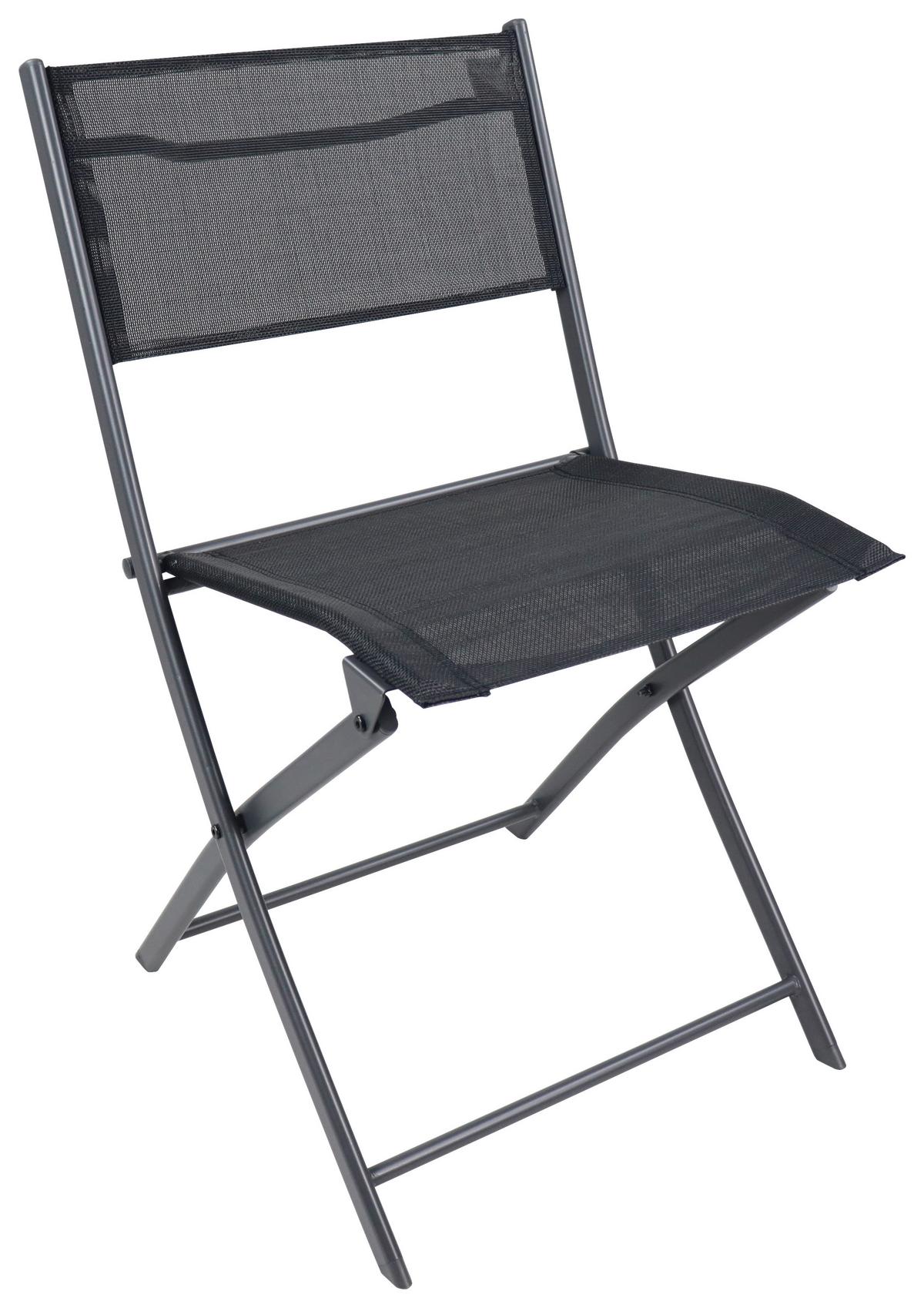 Set Vrtnih Stolov Sumila, Črna, 6-Delni - črna, Moderno, kovina/tekstil (45/79/46cm) - Ambia Garden