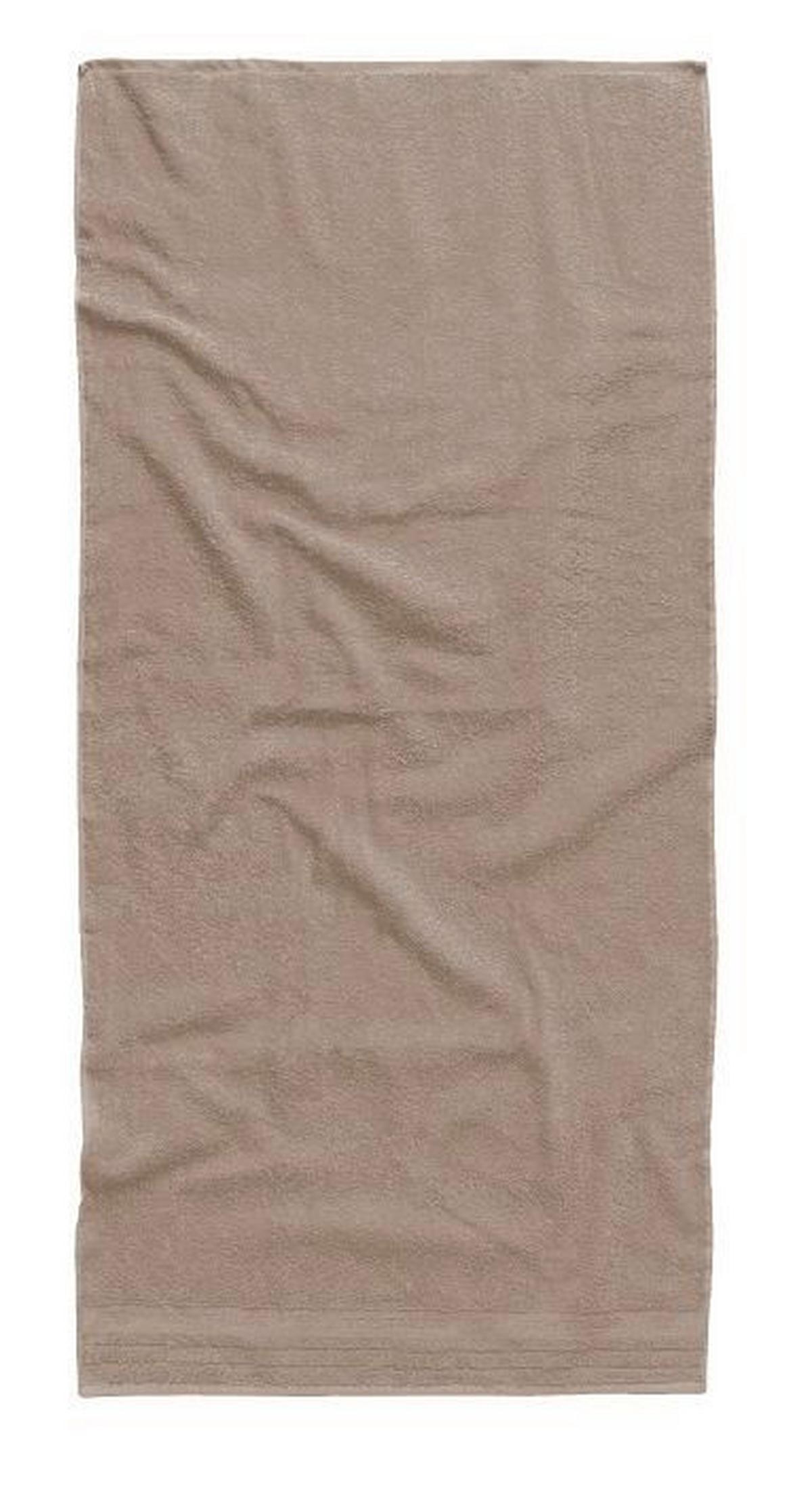 ZESTAW RĘCZNIKÓW FROTTE 100114 - taupe, Basics, tkanina - Tom Tailor