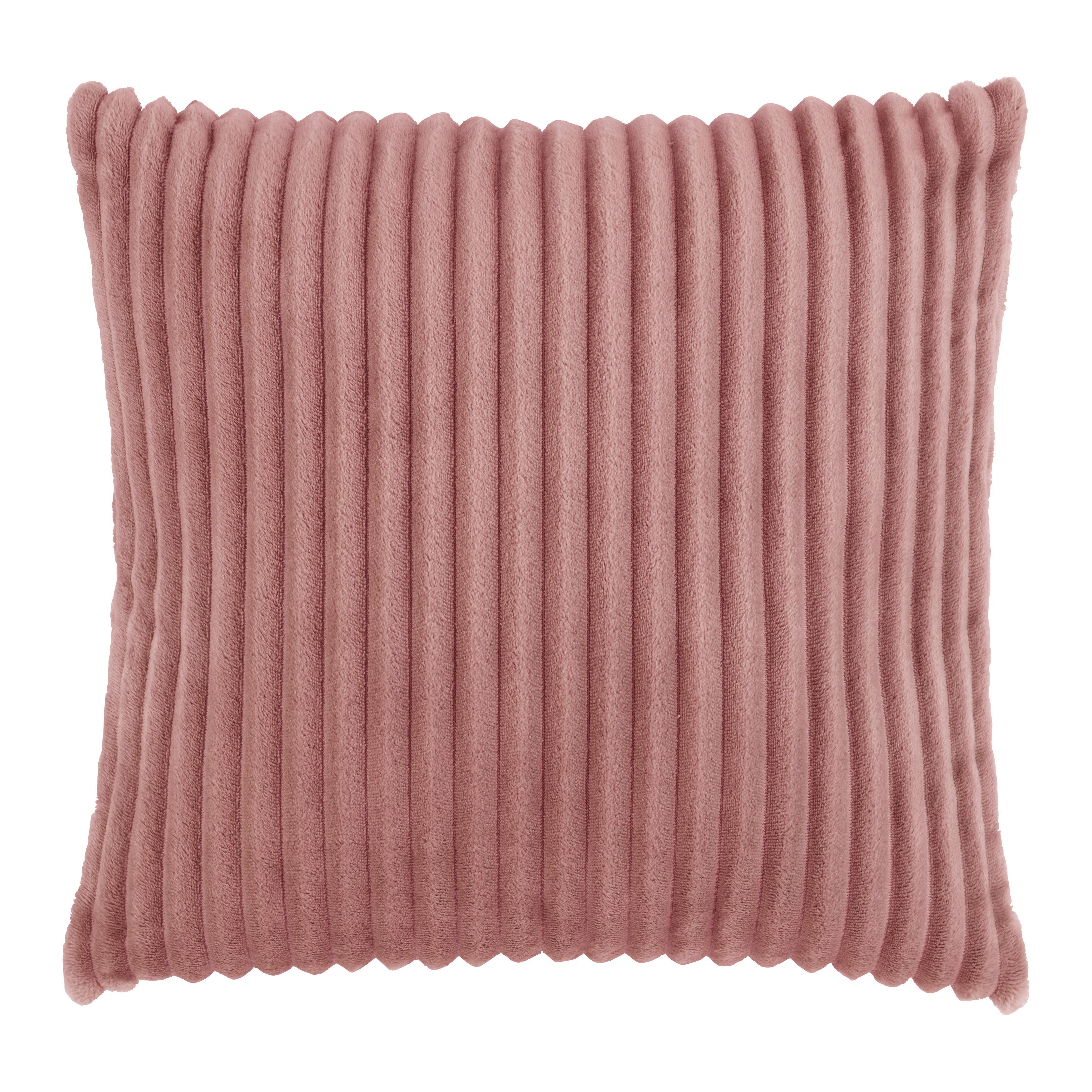 Zierkissen Cordi Altrosa ca. 45x45cm - Altrosa, KONVENTIONELL, Textil (45/45cm) - Modern Living