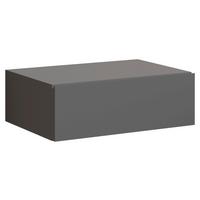 SZAFKA NOCNA TAJO - kolor grafitowy, Modern, materiał drewnopochodny (42/14/30cm) - Livetastic