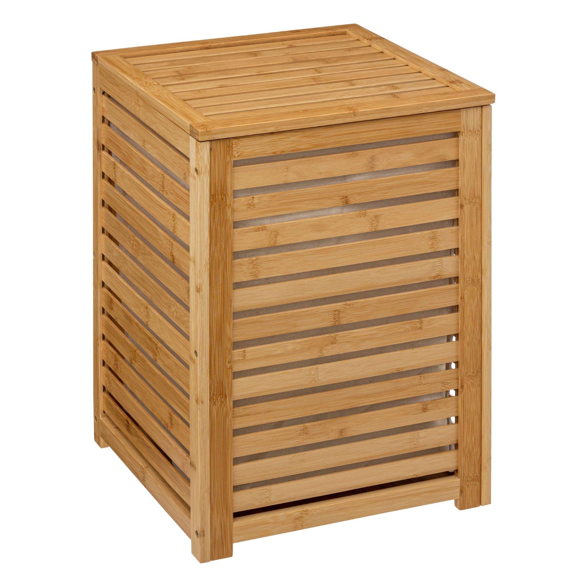 Coș de rufe Bamboo cca. 65l - Basics (40,3/40,3/60cm)