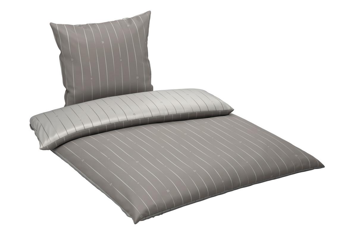 POŚCIEL DWUSTRONNA STRIPES - DK - kolor srebrny, Design, tkanina (200/200cm) - Dieter Knoll