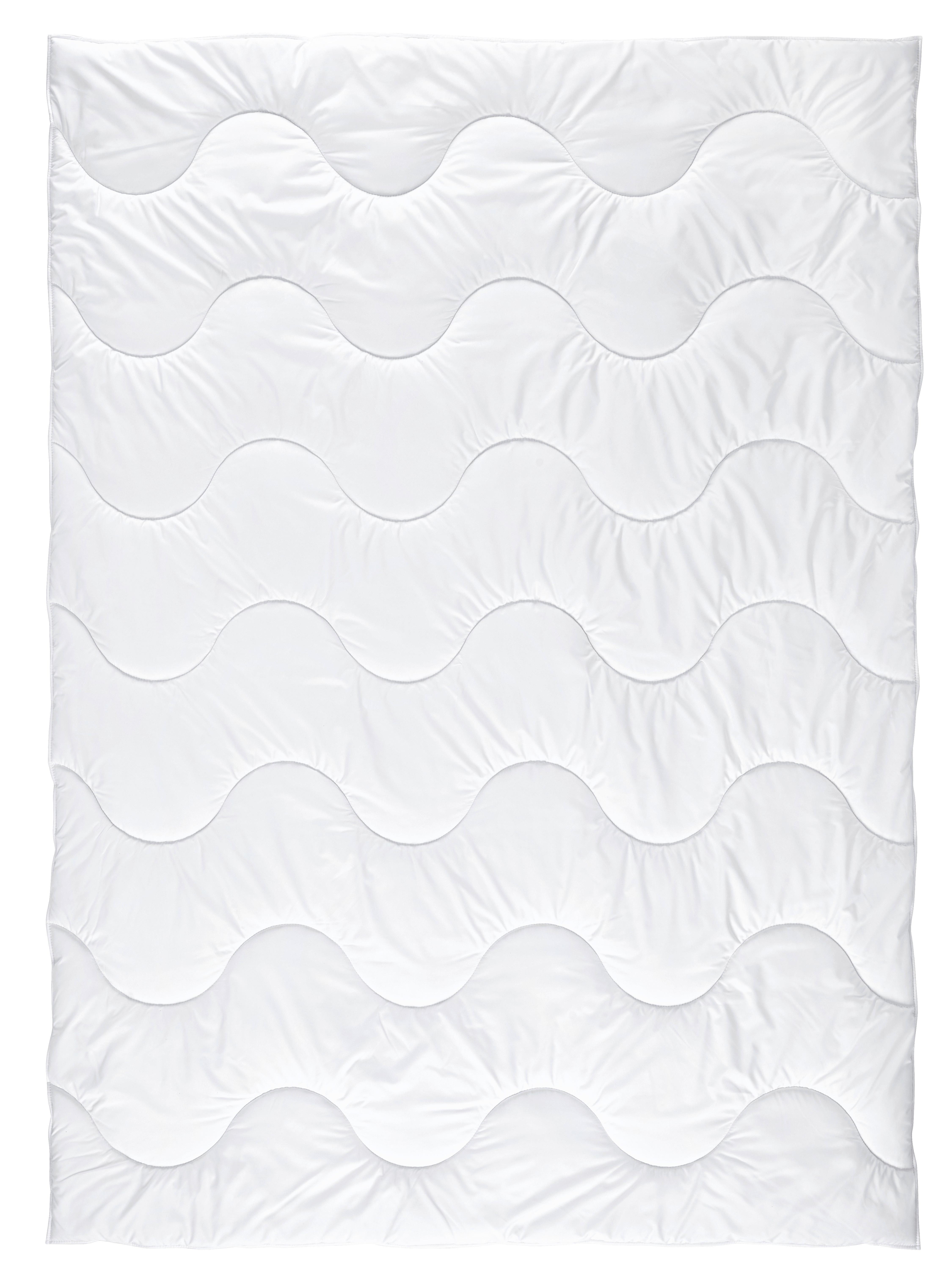 Ganzjahrebett Zilly Übergröße XXL ca. 155x220cm - Weiß, Textil (155/220cm) - Nadana