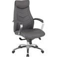 Chefsessel in Anthrazit - Anthrazit/Weiß, MODERN, Kunststoff (68/115-123/68cm)