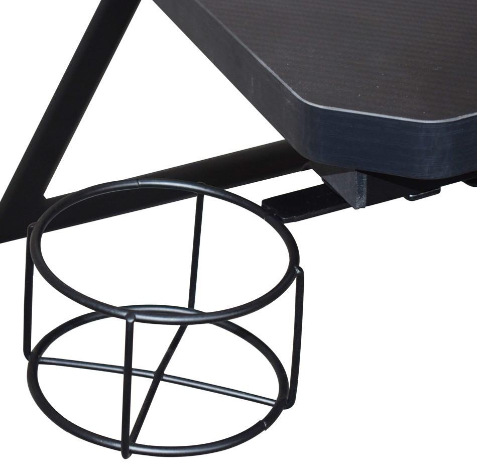 GAMINGBORD RACER - svart, Modern, metall/trämaterial (120/75/60cm) - Mömax