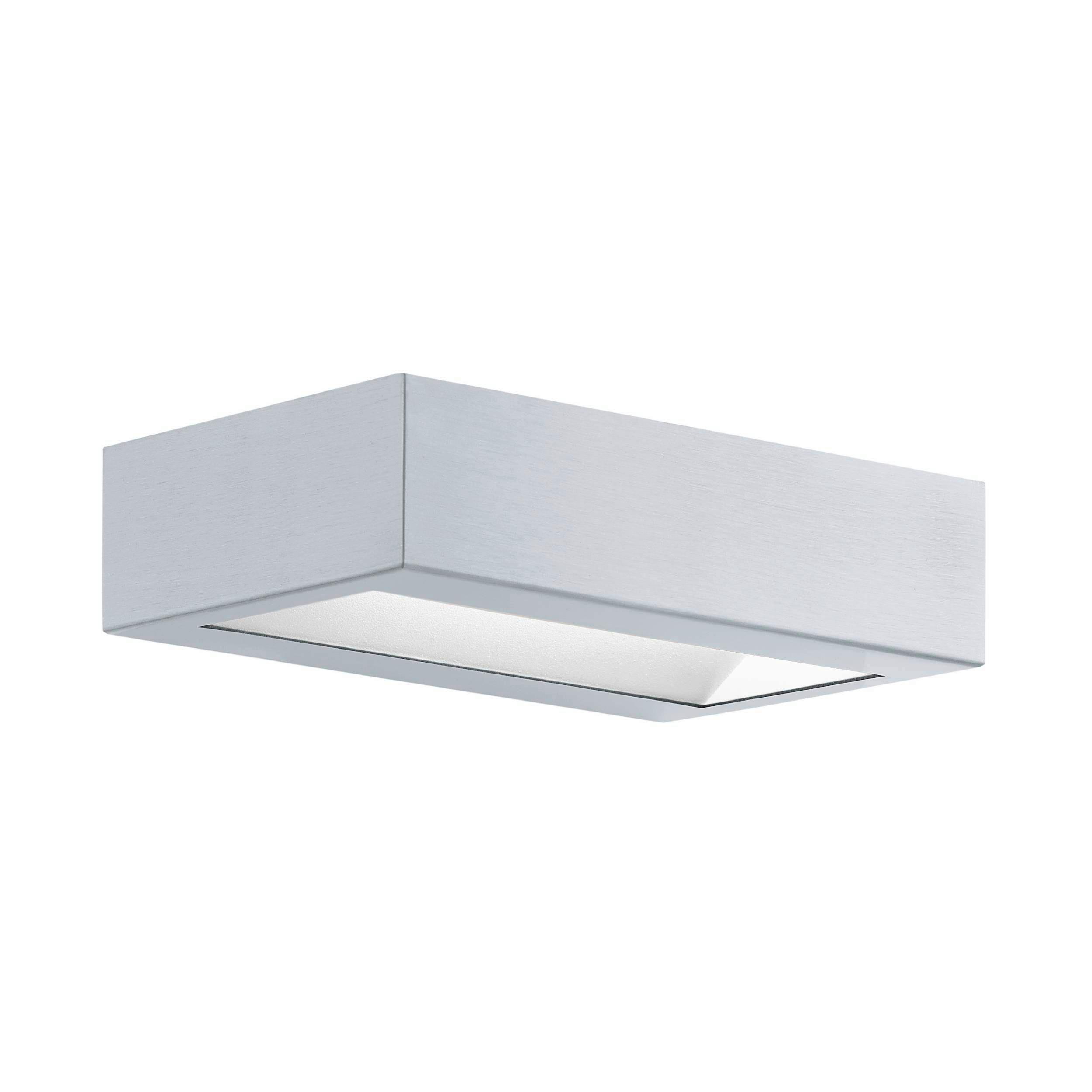 Aussenwandleuchte 75306 Rapina Edelstahlfarben - Edelstahlfarben, Basics, Metall (16,5cm) - Eglo