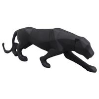 Dekopanther Schwarz matt - Schwarz, Kunststoff (24,5/7,5/4cm) - Mömax