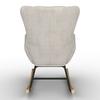 RELAXFÅTÖLJ EMILIO - ljusgrå/naturfärgad, Modern, metall/trä (68/92/87cm) - Bessagi Home