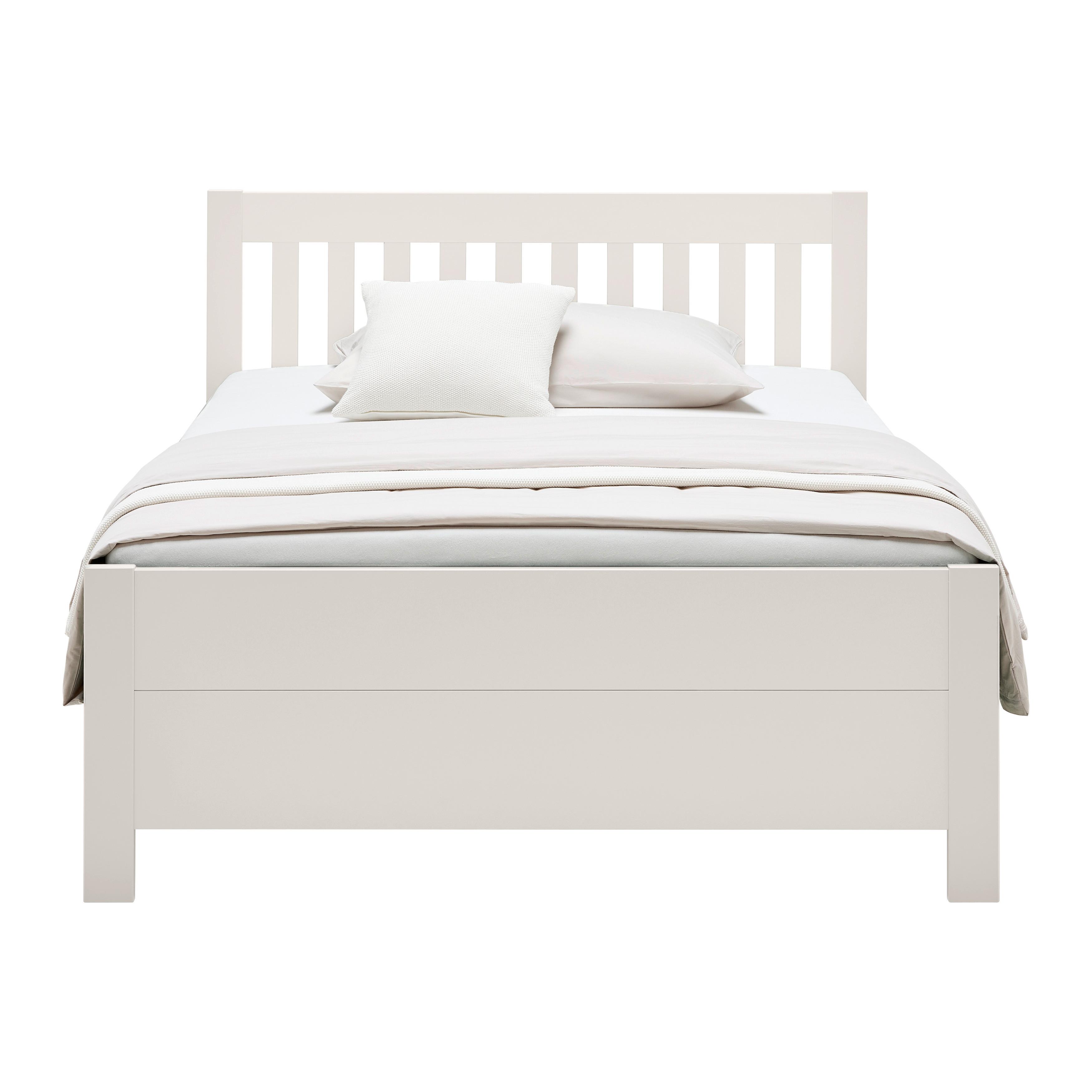 SÄNG MED FÖRVARING NIZZA - kashmir, Romantik / Lanthus, trä (140/200cm) - Mömax