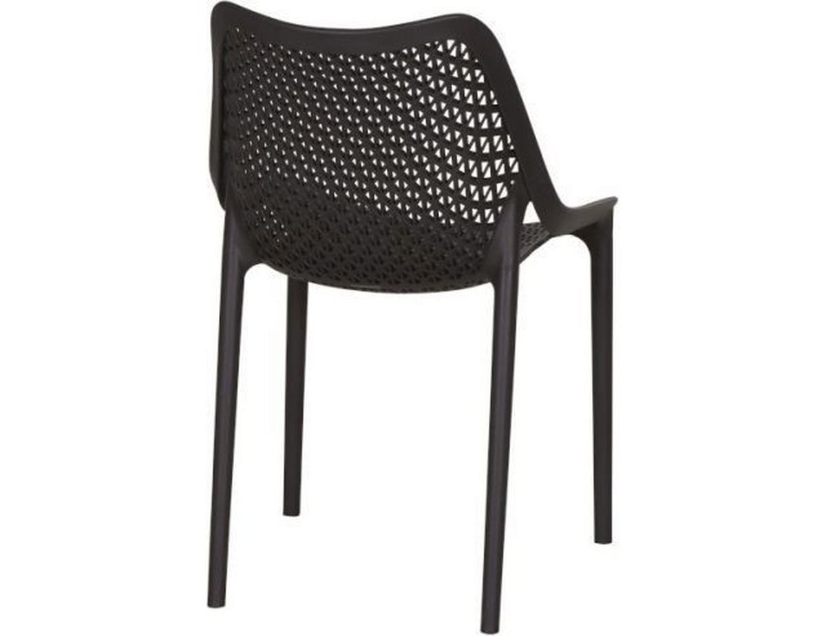 Gartenstuhl-Set District Anthrazit, 4er Set - Anthrazit, Basics, Kunststoff (60/81/50cm) - Siena Garden