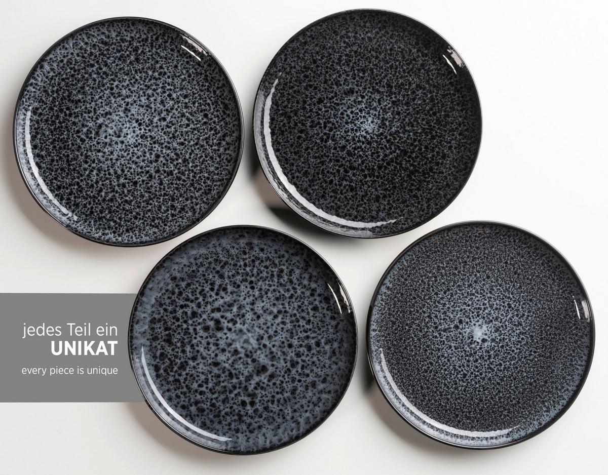 KOMBISERVICE FILIPPA - Schwarz, Trend, Keramik - Mäser