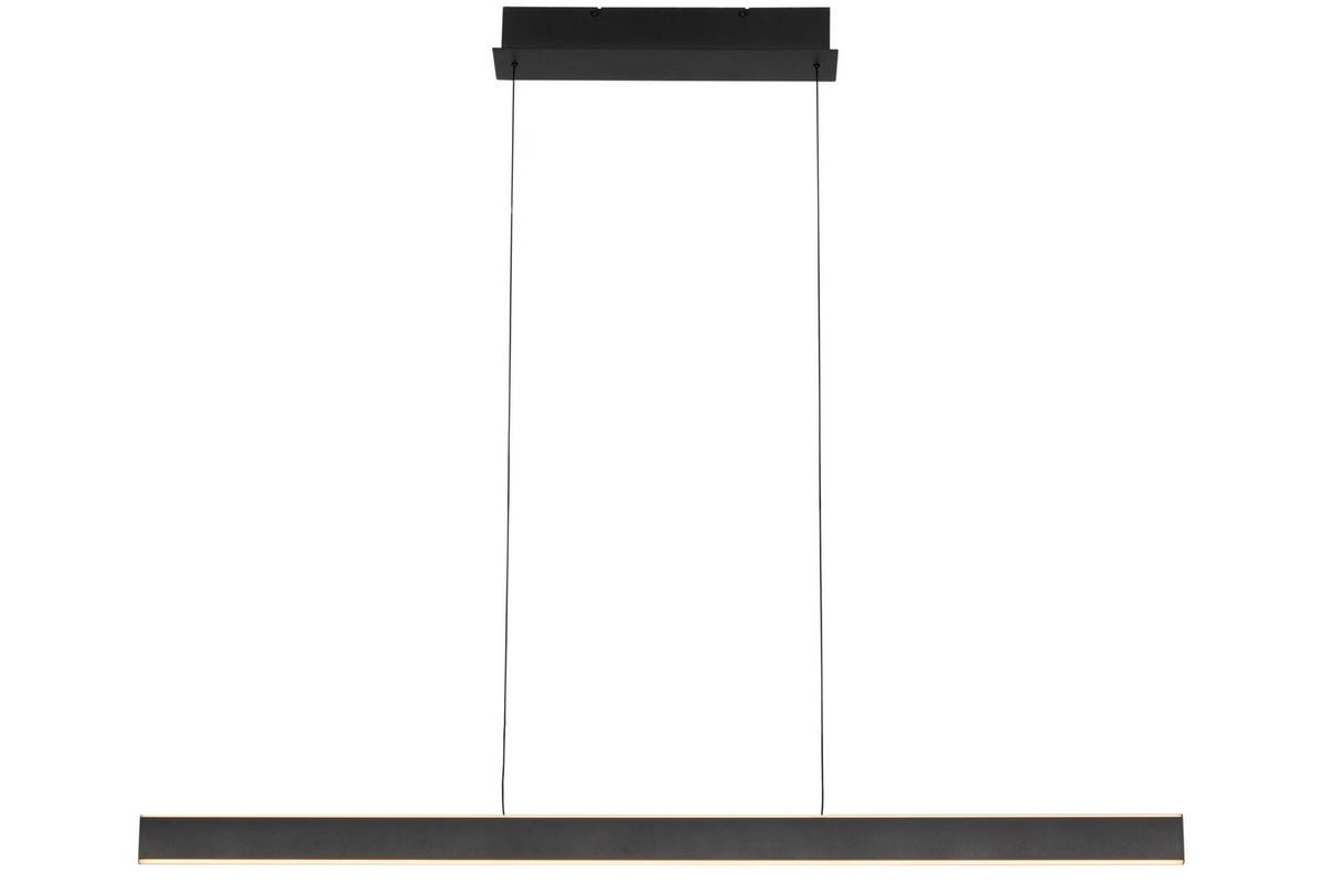 LAMPA WISZĄCA LED KENT - czarny, Design, tworzywo sztuczne/metal (118/10/170cm) - Dieter Knoll
