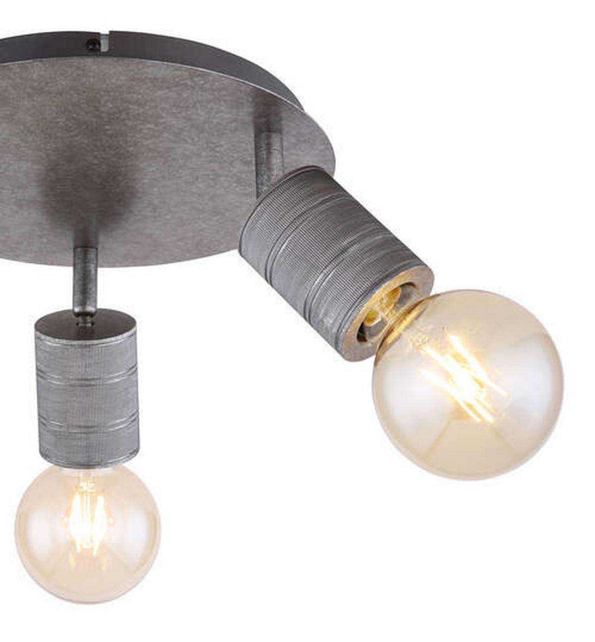 Reflektor Stropni 54036-3 - srebrne boje, Basics, metal (28/16cm) - Globo