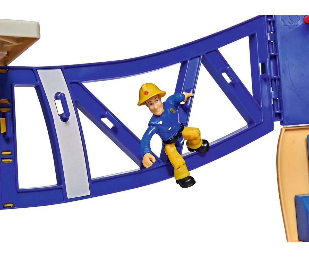 GARAŻ PIĘTROWY SAM MEGA XXL - różnokolorowy, Basics, tworzywo sztuczne (14/58/37cm) - Simba