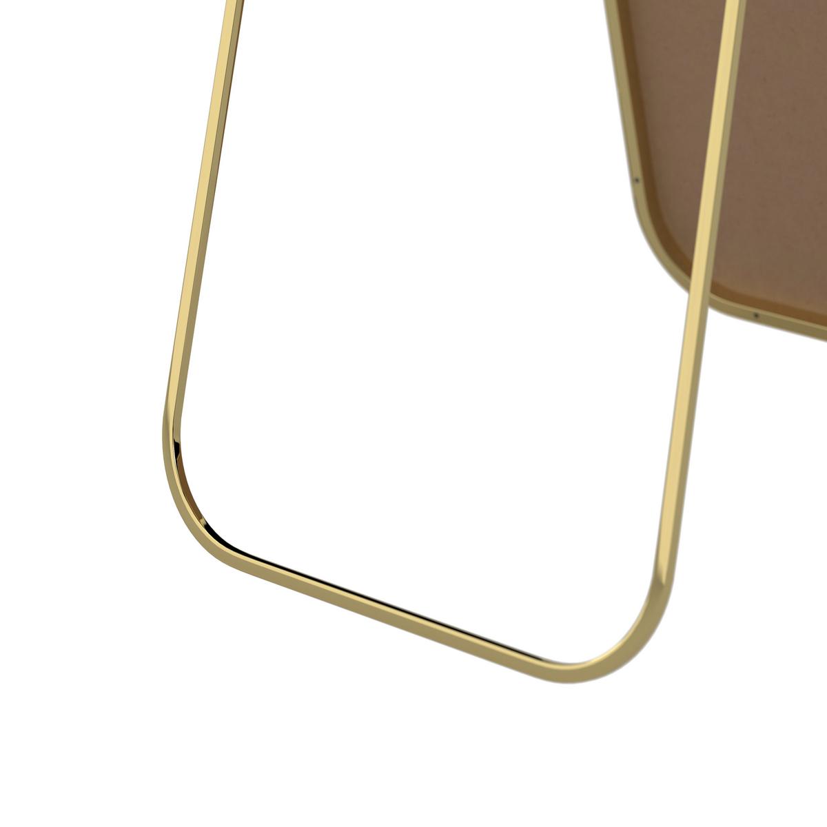 Spiegel Liv Gold ca. 41x154x68,5 cm - Goldfarben, MODERN, Glas/Metall (41/154/68,5cm) - Bessagi Home