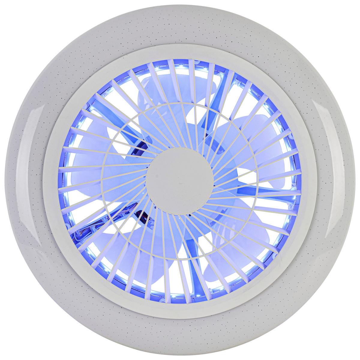 LED-Deckenleuchte Vin max. 30W + 5W RGB-LED - Weiss, Konventionell, Kunststoff/Metall (46/16cm) - Modern Living