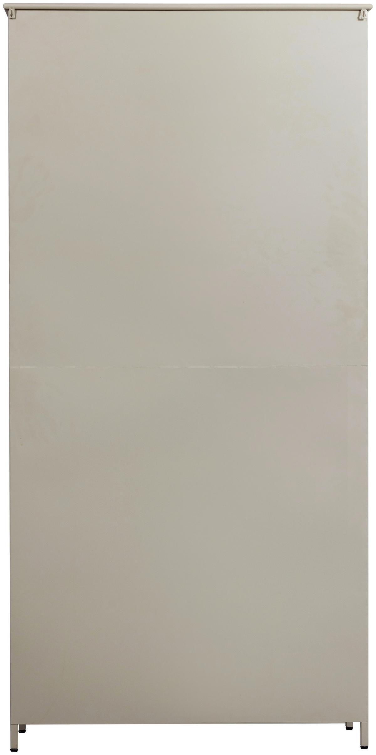 Vitrine Exhibit Sandfarben - Sandfarben, Design, Glas/Metall (96/200/40cm) - Livetastic